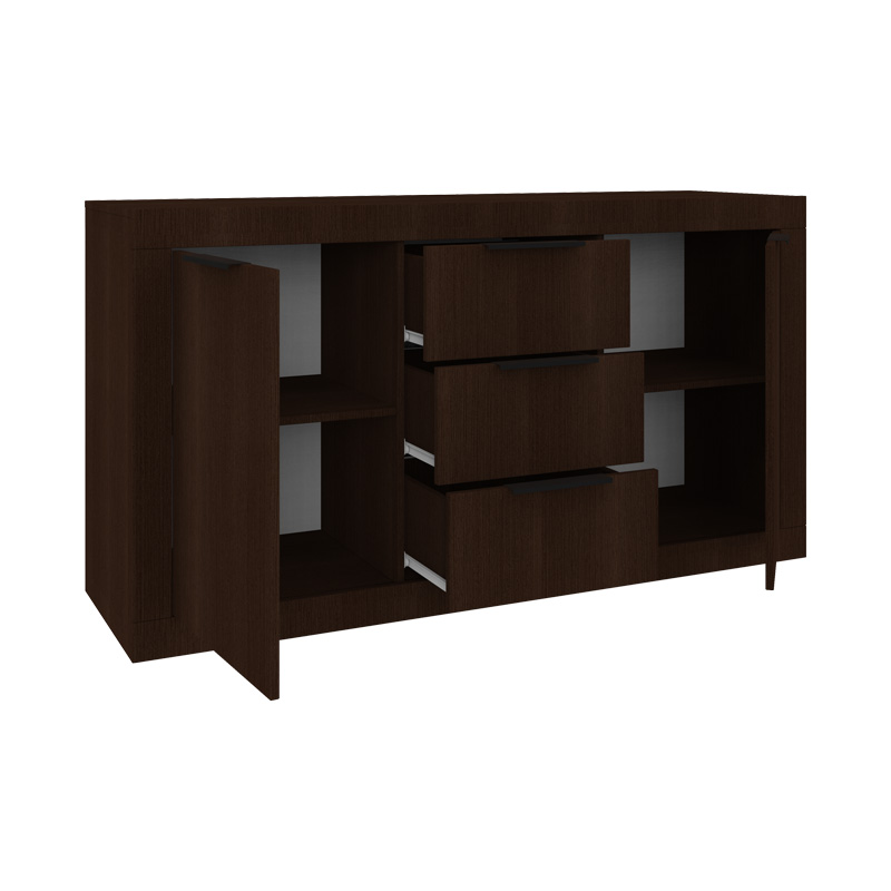 Doha pakoworld buffet in wenge color 150x45x80.5cm