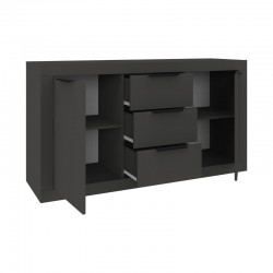 Doha pakoworld buffet in anthracite color 150x45x80.5cm Doha pakoworld buffet in anthracite color 150x45x80.5cm