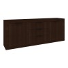 Doha pakoworld buffet in wenge color 210x45x80.5cm