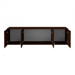 Πατάρι ντουλάπας Royal pakoworld τετράφυλλο wenge 200x58x53εκ