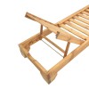 Sunlounger Zalka pakoworld L1 in natural color 66x197x28cm