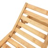 Sunlounger Zalka pakoworld L1 in natural color 66x197x28cm