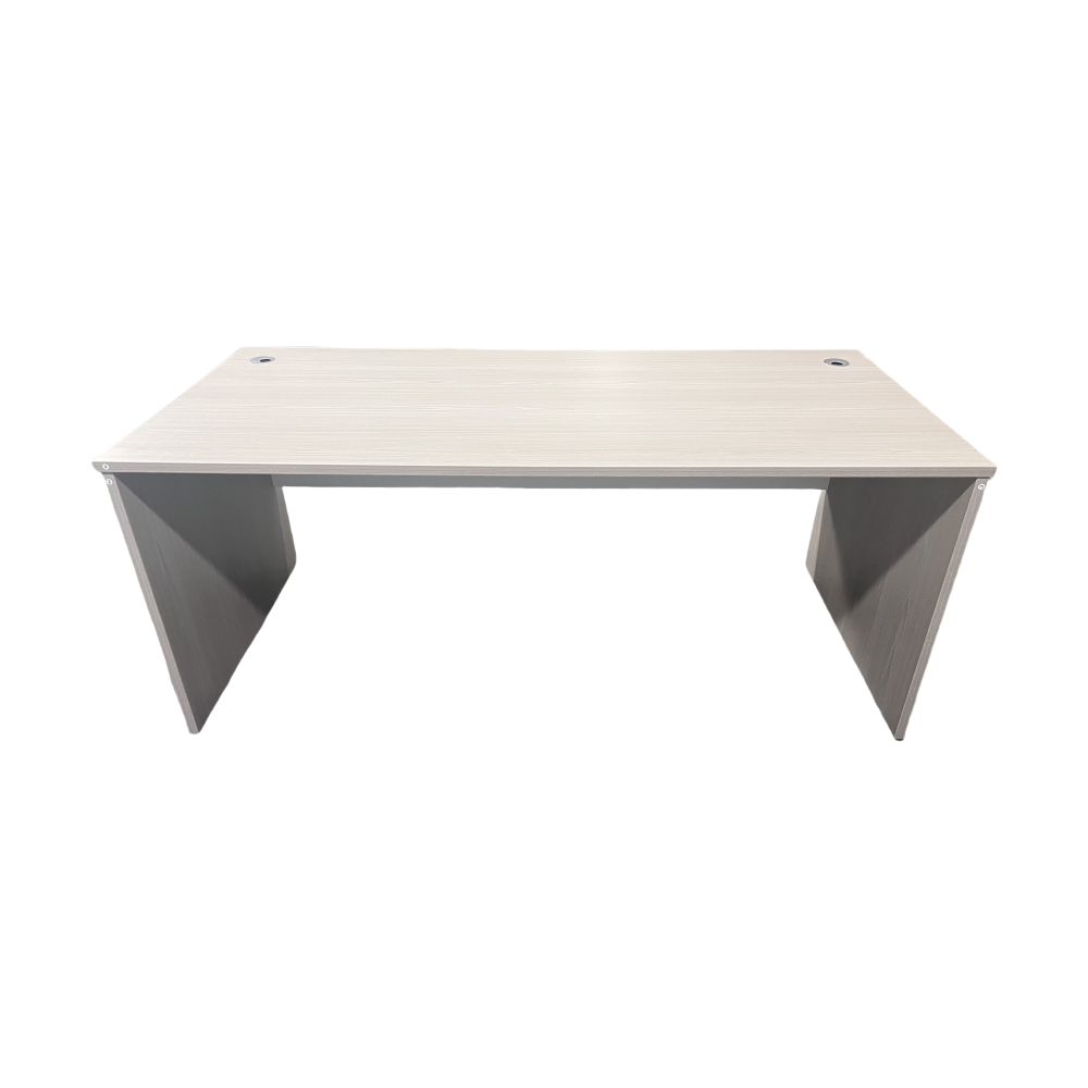 Γραφείο εργασίας Armadi pakoworld σε sonoma-λευκή απόχρωση 160x80x75εκ