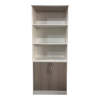 Office bookcase Armadi pakoworld in sonoma-white color 80x40x200cm