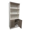 Office bookcase Armadi pakoworld in sonoma-white color 80x40x200cm