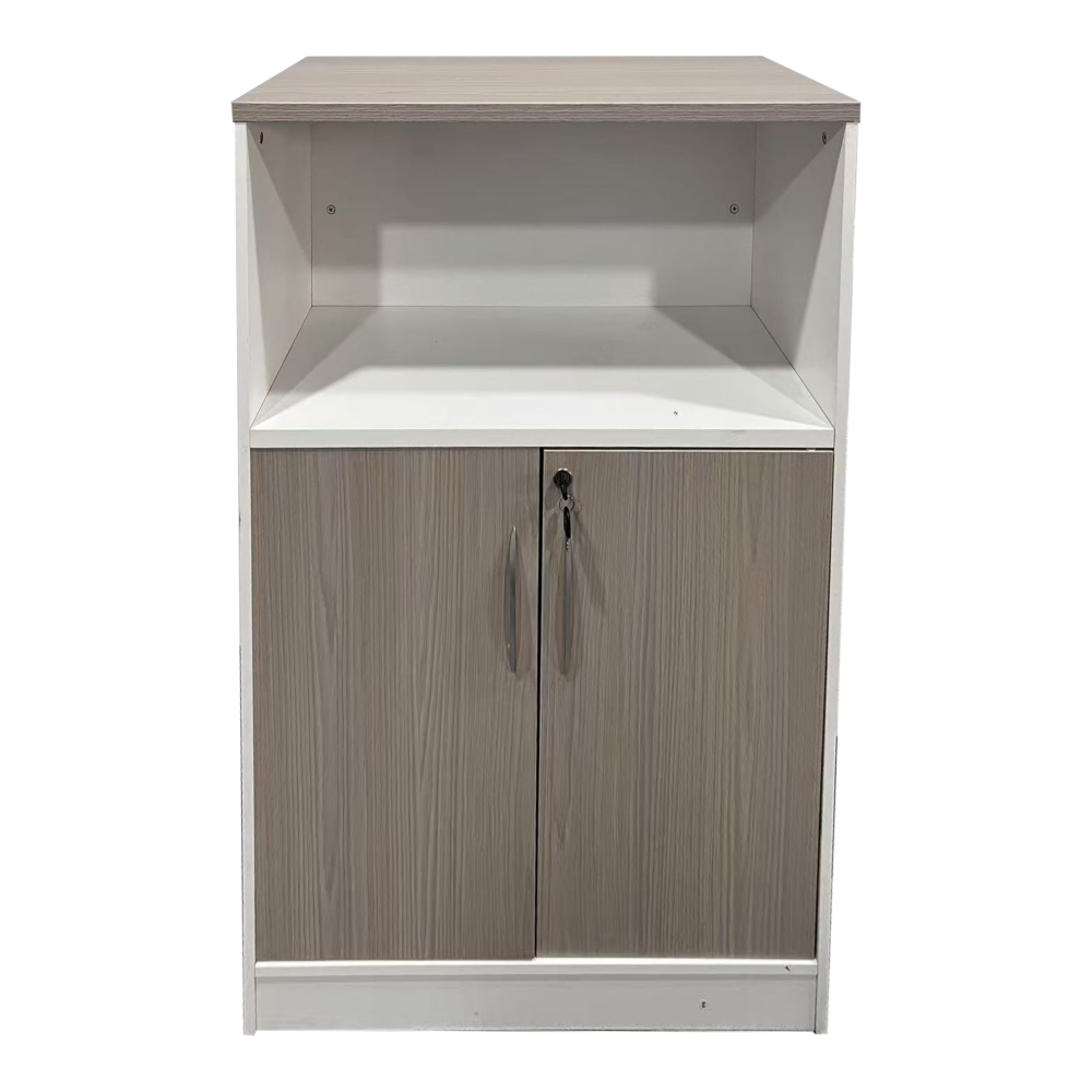 Ντουλάπι γραφείου Armadi pakoworld σε sonoma-λευκή απόχρωση 80x40x120εκ