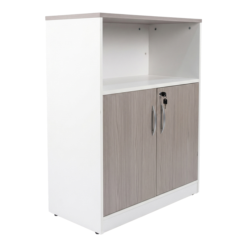 Office cabinet Armadi pakoworld in sonoma-white color 80x40x120cm