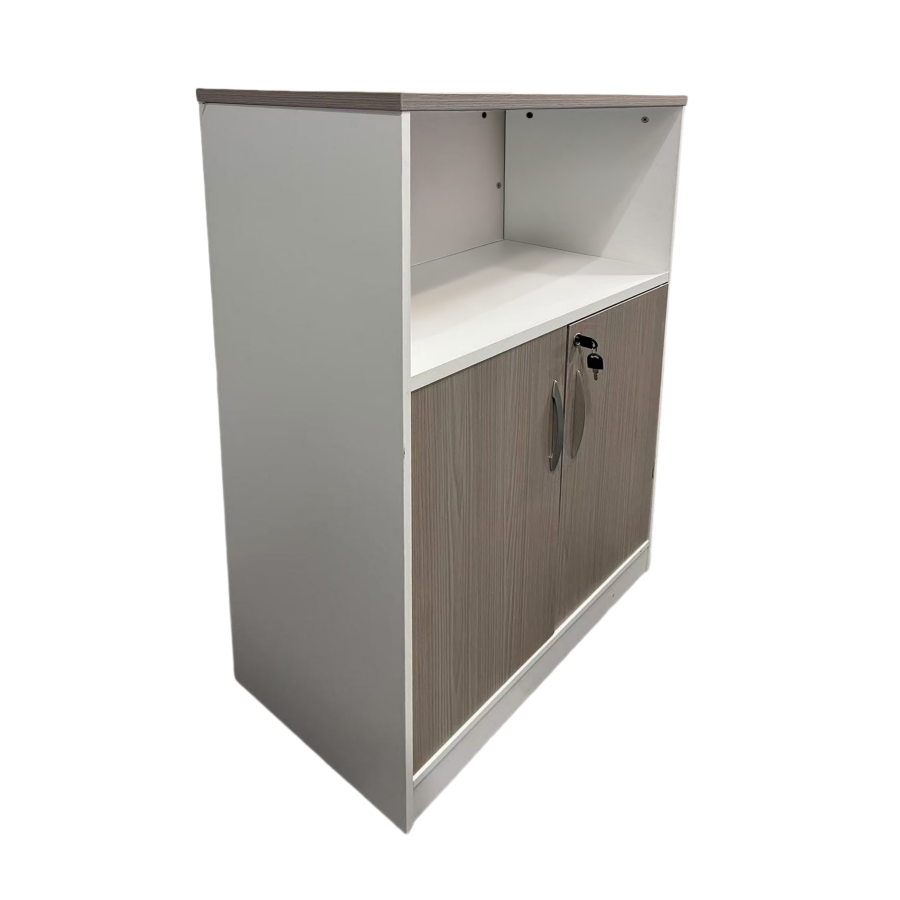 Office cabinet Armadi pakoworld in sonoma-white color 80x40x120cm