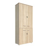 Ντουλάπα γραφείου Stark pakoworld σε oak-μπεζ 80x40x200εκ