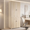 Ντουλάπα γραφείου Stark pakoworld σε oak-μπεζ 80x40x200εκ