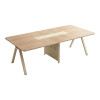 Meeting table Stark pakoworld in oak-beige shade 200x120x75cm