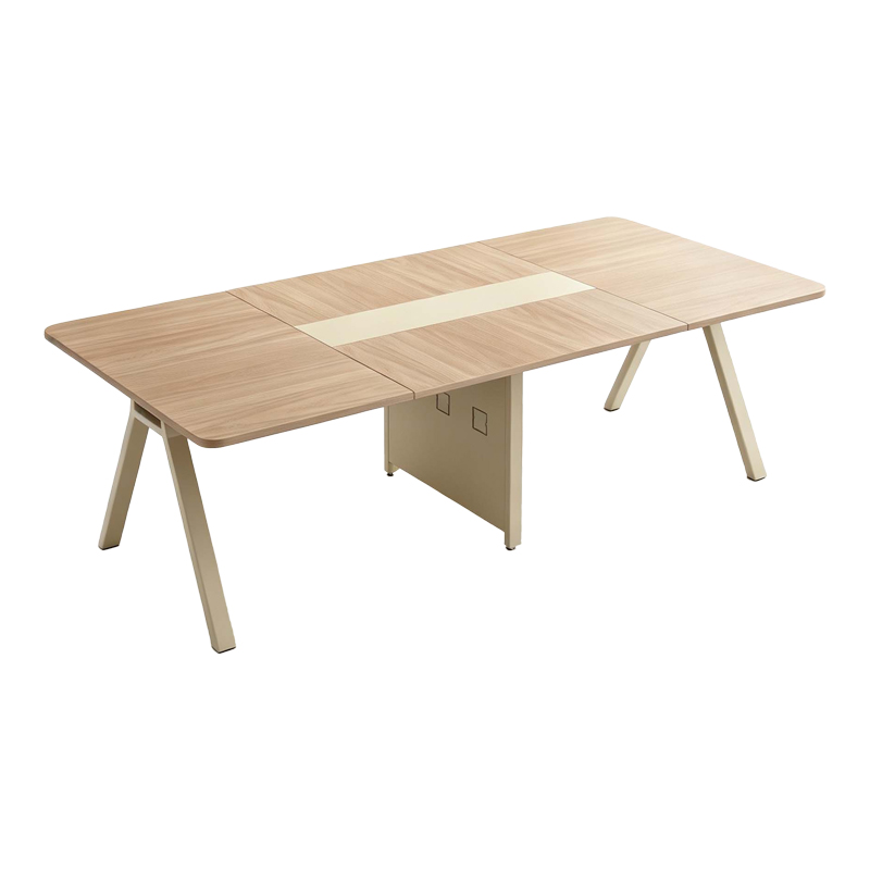 Meeting table Stark pakoworld in oak-beige shade 200x120x75cm
