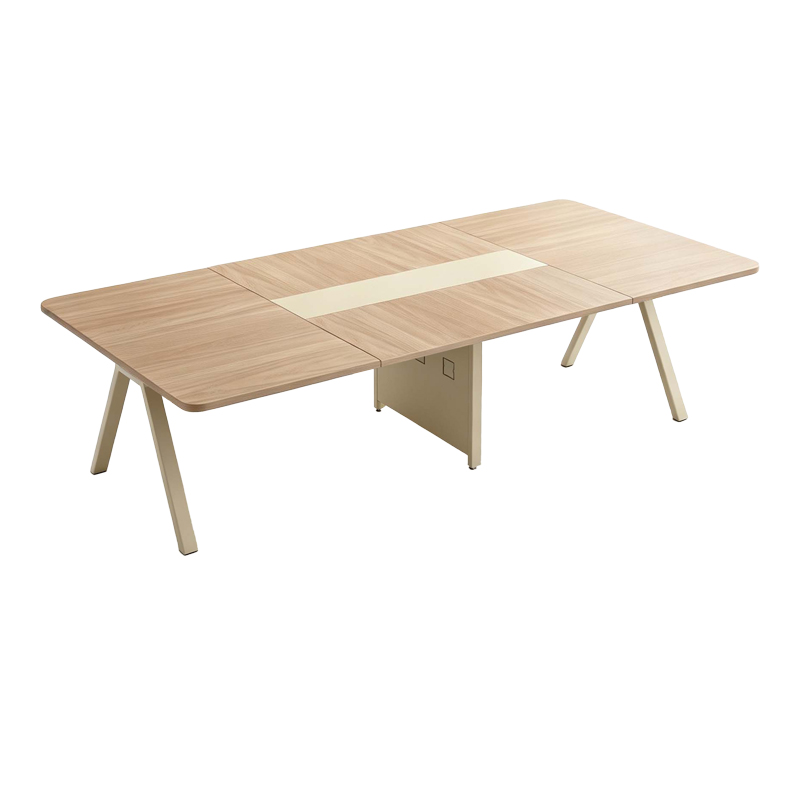 Meeting table Stark pakoworld in oak-beige shade 240x120x75cm