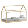 Children's bed Nino Montessori type pakoworld pine wood in a natural shade 90x190cm