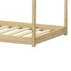 Children's bed Nino Montessori type pakoworld pine wood in a natural shade 90x190cm