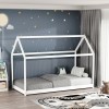 Children's bed Nino Montessori type pakoworld pine wood in white shade 90x190cm