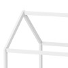 Children's bed Nino Montessori type pakoworld pine wood in white shade 90x190cm