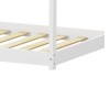 Children's bed Nino Montessori type pakoworld pine wood in white shade 90x190cm