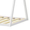 Montessori style Lilly children's bed pakoworld white shade pine wood 90x190cm