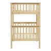 Children's bunk bed Nani pakoworld pine wood in natural shade 90x190cm