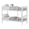 Children's bunk bed Nani pakoworld pine wood in white shade 90x190cm