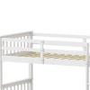 Children's bunk bed Nani pakoworld pine wood in white shade 90x190cm