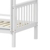 Children's bunk bed Nani pakoworld pine wood in white shade 90x190cm