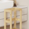 Learning tower for children Chiquel pakoworld Montessori-style wood in natural color 45.7x51x90cm