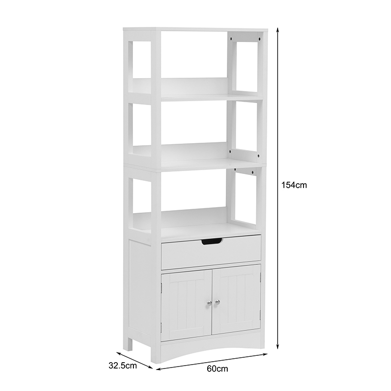 Cabinet-Column Sejo pakoworld mdf white 60x32.5x154cm
