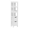 Ντουλάπι-στήλη Kelby pakoworld mdf λευκό 30x30x144εκ