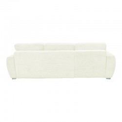Reversible sofa-bed Vivad pakoworld fabric in beige color 275x164x91cm