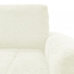 Reversible sofa-bed Vivad pakoworld fabric in beige color 275x164x91cm