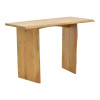 Mende console pakoworld solid acacia wood in natural shade 110x50x76cm