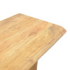 Mende console pakoworld solid acacia wood in natural shade 110x50x76cm