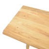 Mende console pakoworld solid acacia wood in natural shade 110x50x76cm