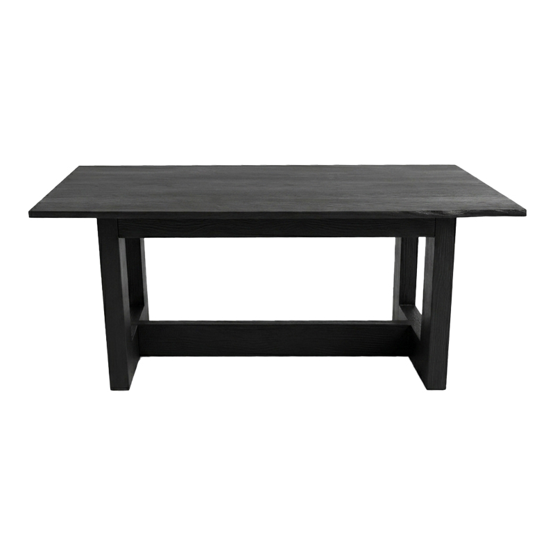Table Senza pakoworld black mango wood 180x90x76cm