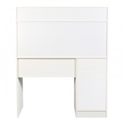 Office desk with shelf Secreta pakoworld in white color 110x50x135cm Office desk with shelf Secreta pakoworld in white color 110x50x135cm