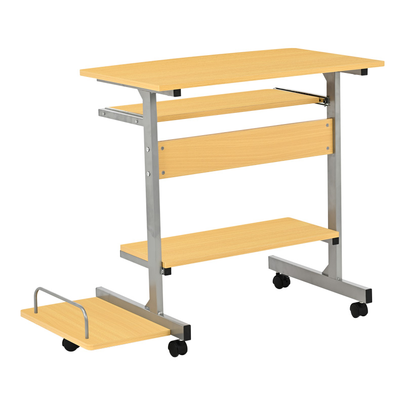Computer desk Veronce pakoworld in natural color with metal skeleton 89x47x71cm Computer desk Veronce pakoworld in natural color with metal skeleton 89x47x71cm
