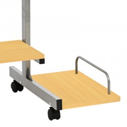 Computer desk Veronce pakoworld in natural color with metal skeleton 89x47x71cm Computer desk Veronce pakoworld in natural color with metal skeleton 89x47x71cm