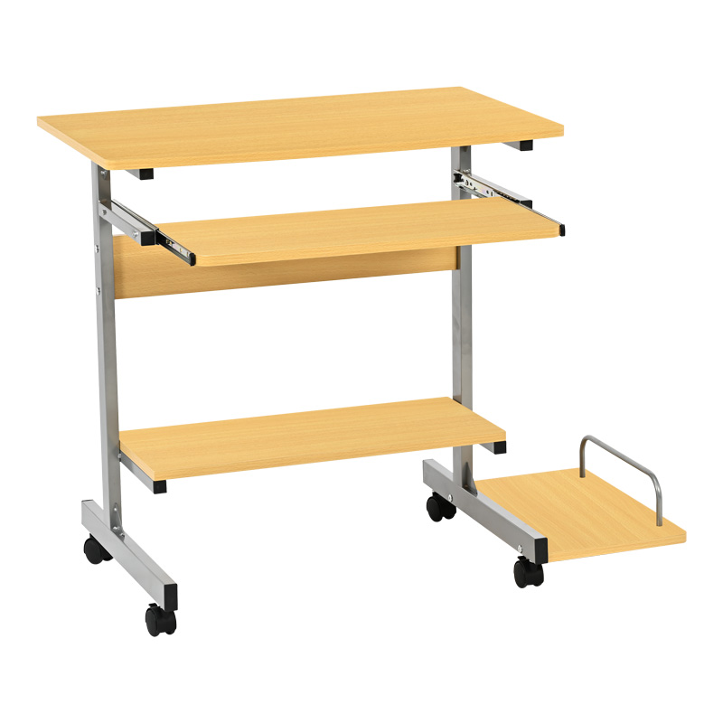 Computer desk Veronce pakoworld in natural color with metal skeleton 89x47x71cm