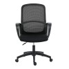 Office chair Zuena pakoworld in black color