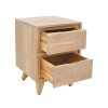 Emira bedside table pakoworld acacia wood in natural shade 40x40x54cm