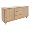 Emira pakoworld buffet, acacia wood in natural shade, 160x40x80cm