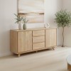 Emira pakoworld buffet, acacia wood in natural shade, 160x40x80cm