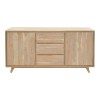 Emira pakoworld buffet, acacia wood in natural shade, 160x40x80cm