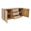 Emira pakoworld buffet, acacia wood in natural shade, 160x40x80cm