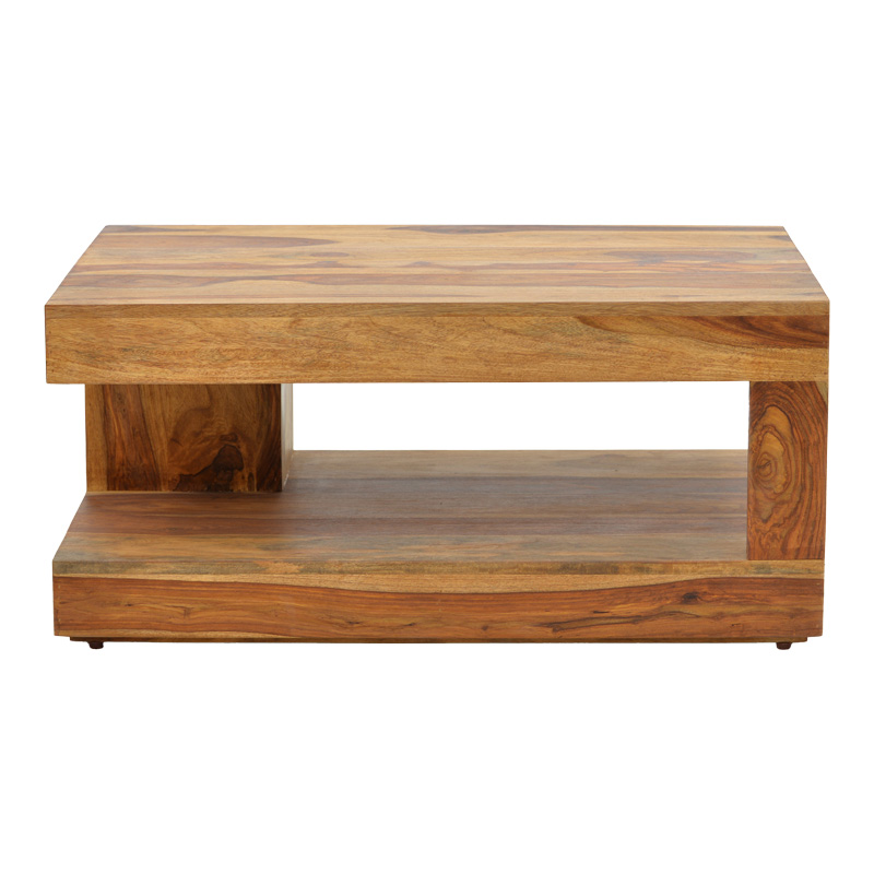 Volino pakoworld table solid sheesham wood in walnut shade 90x60x40cm Volino pakoworld table solid sheesham wood in walnut shade 90x60x40cm