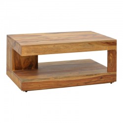 Volino pakoworld table solid sheesham wood in walnut shade 90x60x40cm Volino pakoworld table solid sheesham wood in walnut shade 90x60x40cm