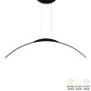 Ceiling luminaire led Ledo pakoworld metal in black color 120cm
