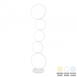 Floor lamp Chemal pakoworld led metal in white color D30x130cm Floor lamp Chemal pakoworld led metal in white color D30x130cm